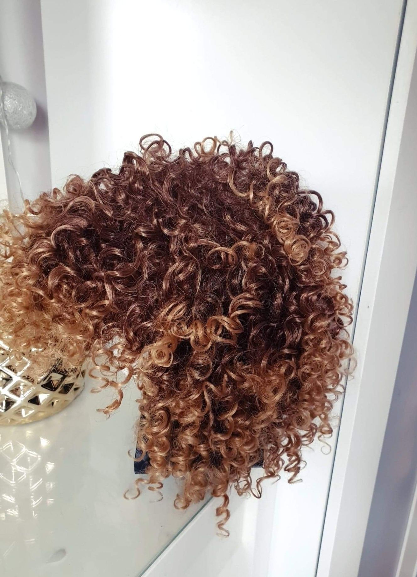 WYSOKA JAKOŚĆ Peruka Modna Afro Loczki kręcone sprężynki włpsy loki