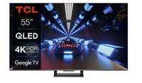 Telewizor QLED TCL 55C735: QLED 4K 144Hz Google TV Dolby Atmos