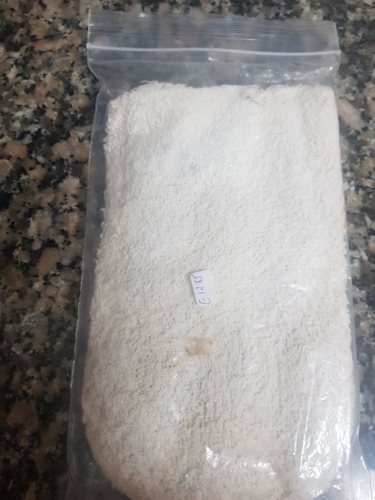 Conj. luva crina de cavalo com sais de banho