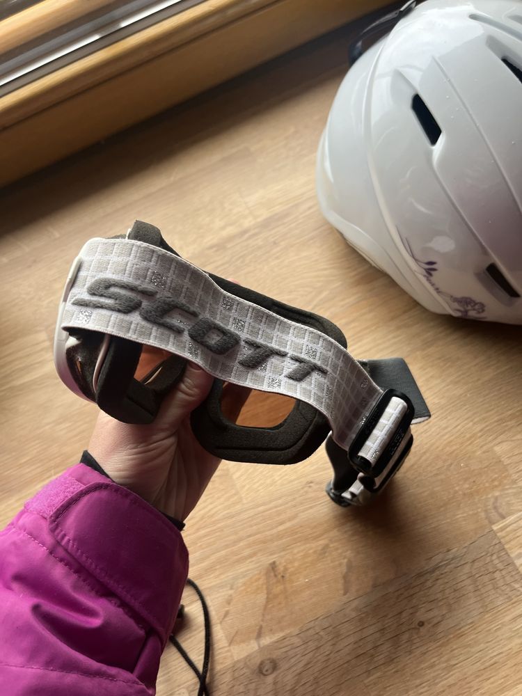 Zestaw kask Salomon Pearl i gogle Scott