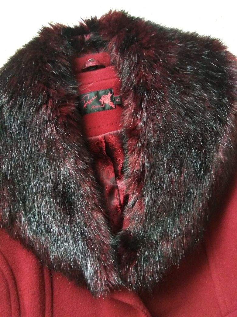 Новое демисезонное классическое пальто миди, шерсть кашемир