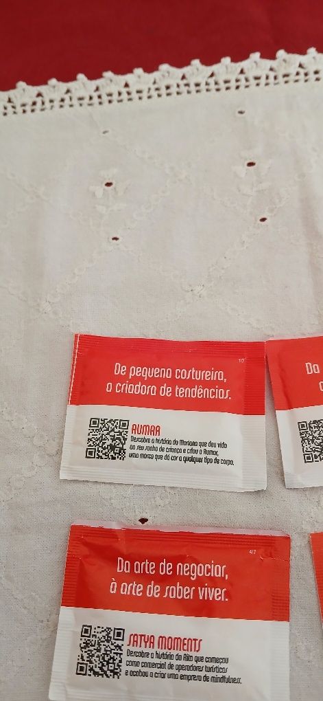 Pacotes de açúcar Buondi- Série completa