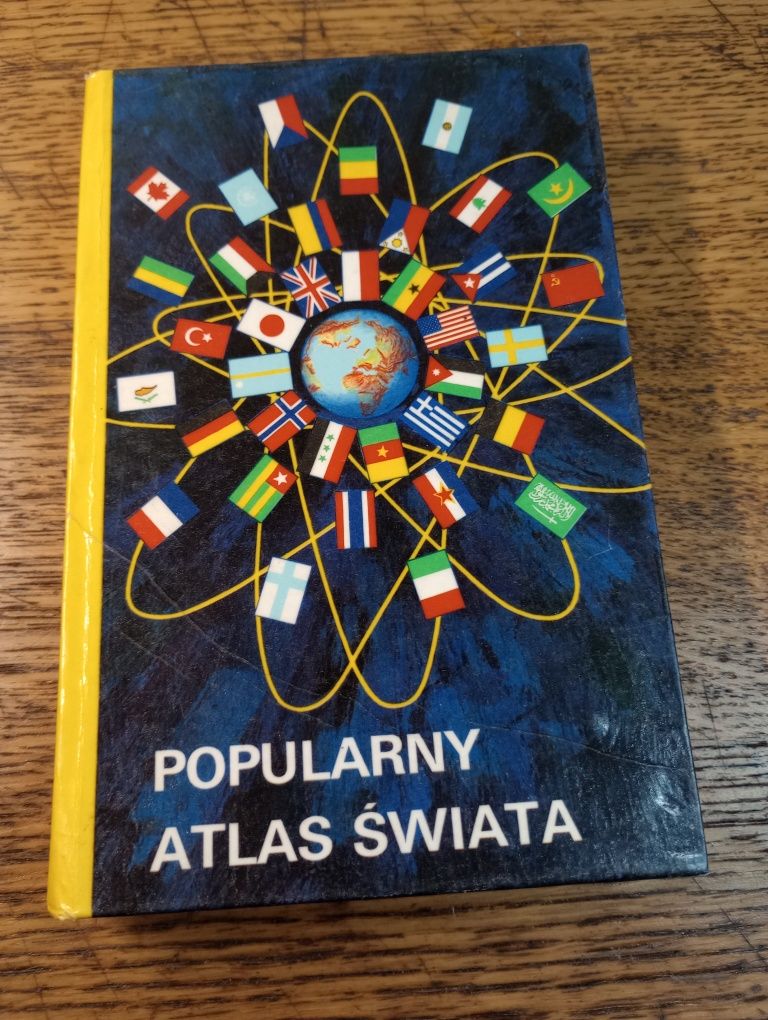 Popularny atlas świata.