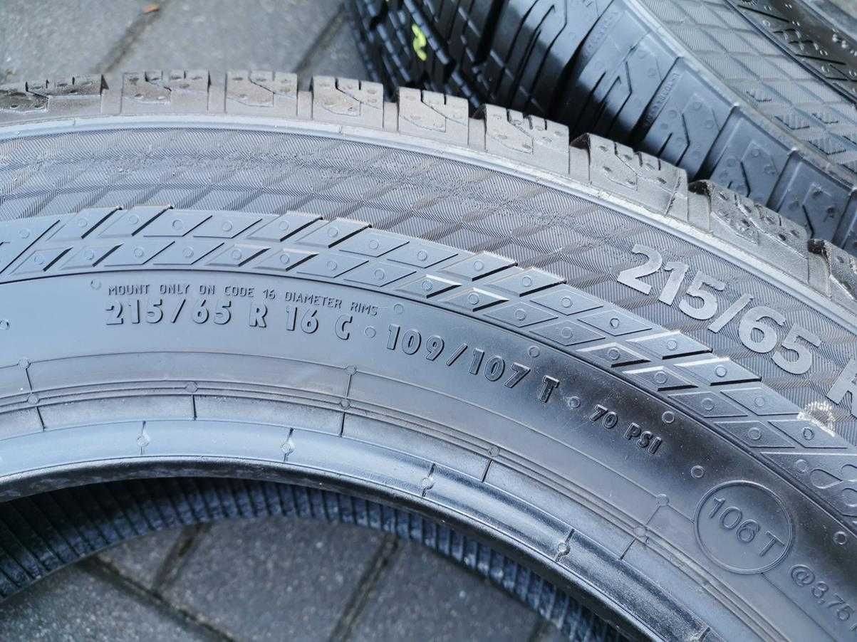 215/65 109/107T R16C CONTINENTAL 7.5mm 2024r Całoroczne Opony 4szt BUS