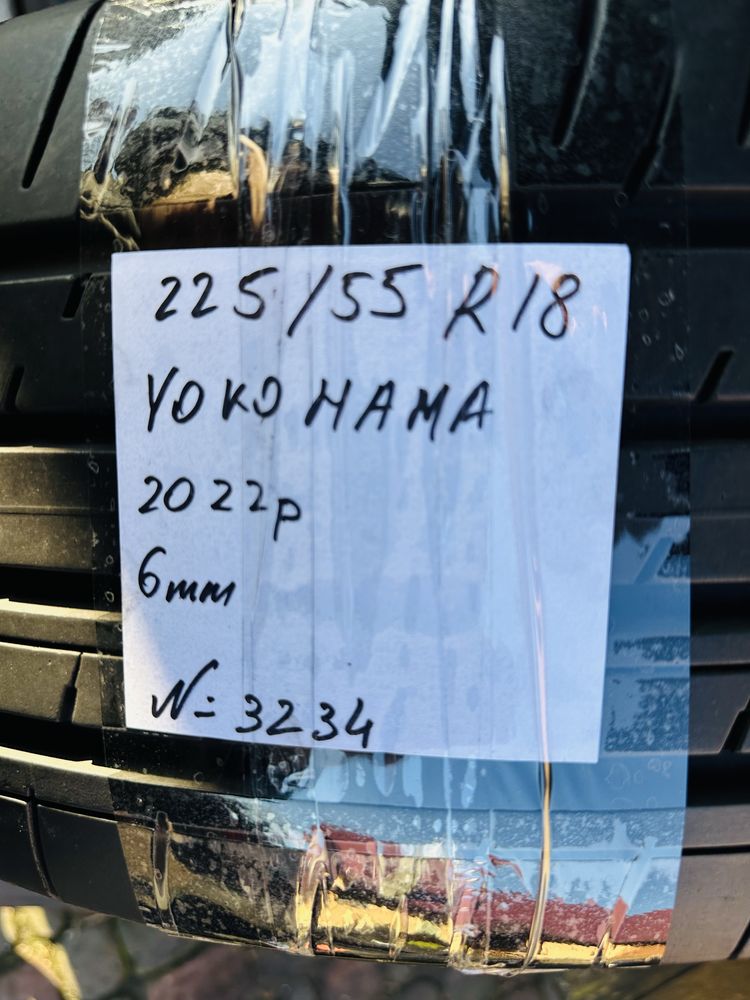 Шини літні 225/55 R18 (98V) Yokohama 2022p