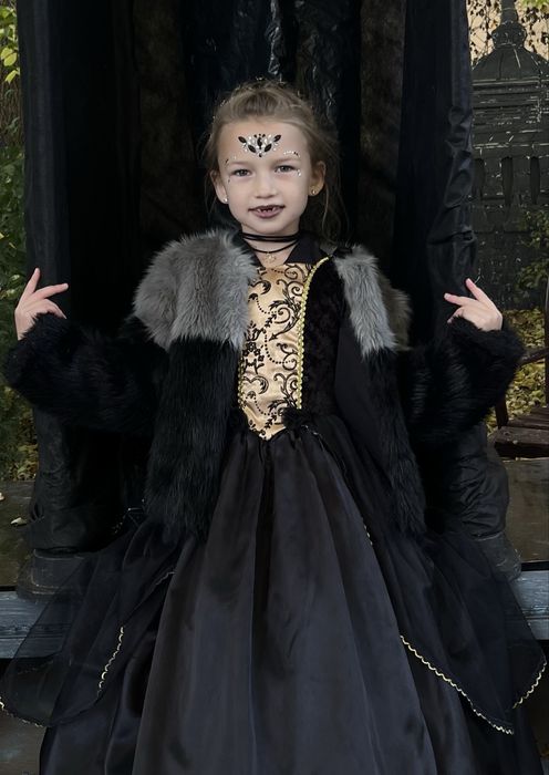 Сукня святкова королева ночі + корона