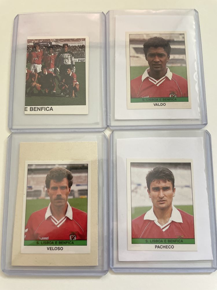 Cromos do Benfica 1991 Panini (novos)