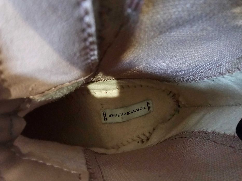 Różowe damskie kalosze Tommy Hilfiger