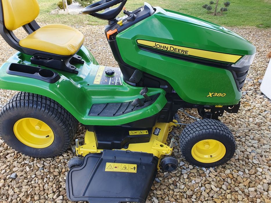John deere x380,v2 Kawasaki 23HP x350 x540 + gratis zbieracz do trawy