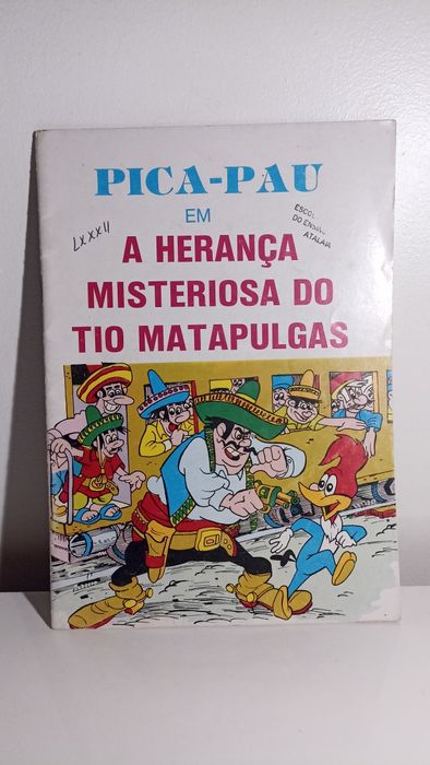 Lote de livros do Pica Pau