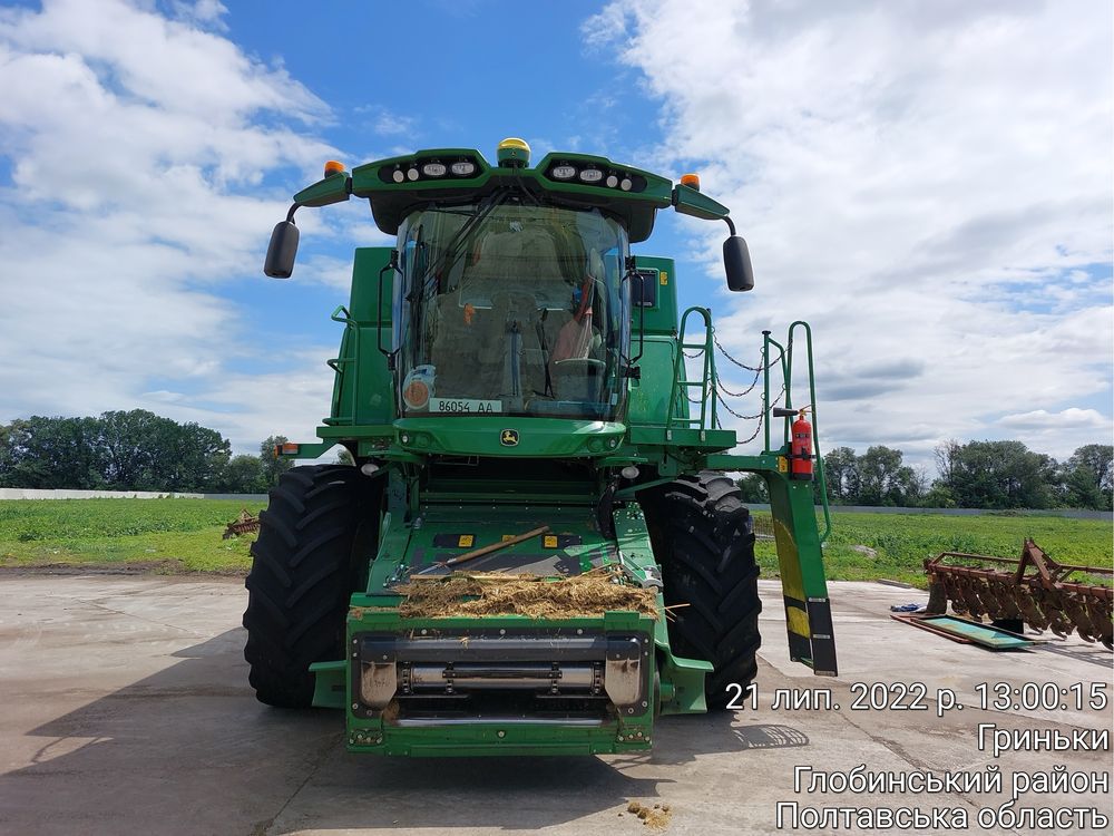 Комбайн зернозбиральний John Deere S780i