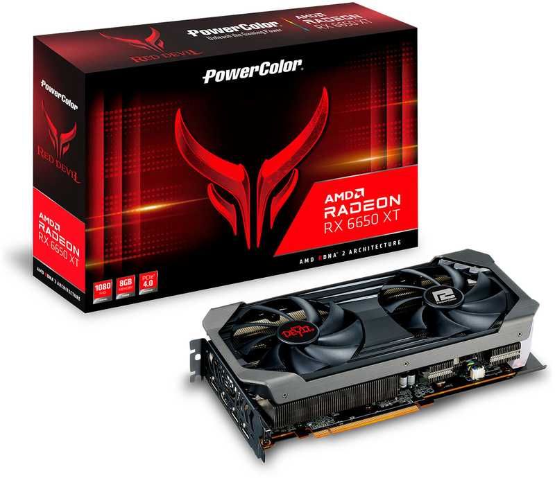 AMD Radeon RX 6650XT - Powercolor Red Devil 8GB OC - como nova!