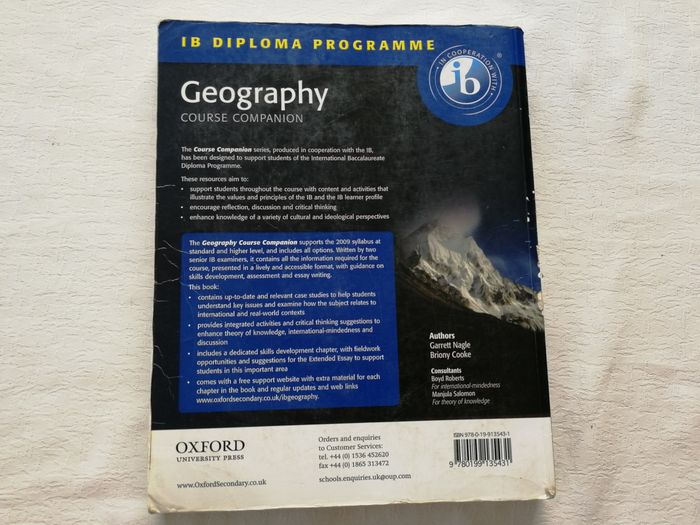 Geography IB Diploma Programme Oxford