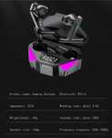 Наушники беспроводные Bluetooth с RGB подсветкой