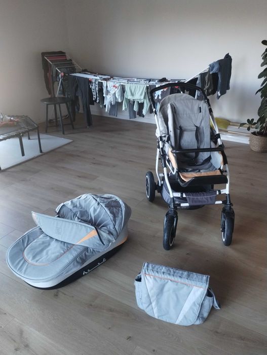 Wózek 3 w 1 Jedno Fyn dmuchane koła