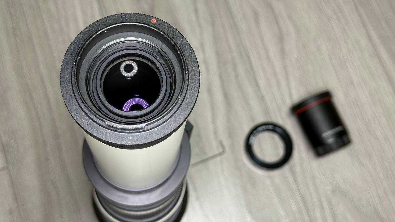 об'єктив Opteka 650-1300mm Zoom + 2x конвертер (для Canon EF і Pentax)