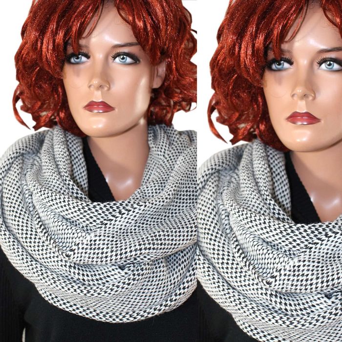 si7 H&M damski miękki ciepły komin szal jesień zima 67x220