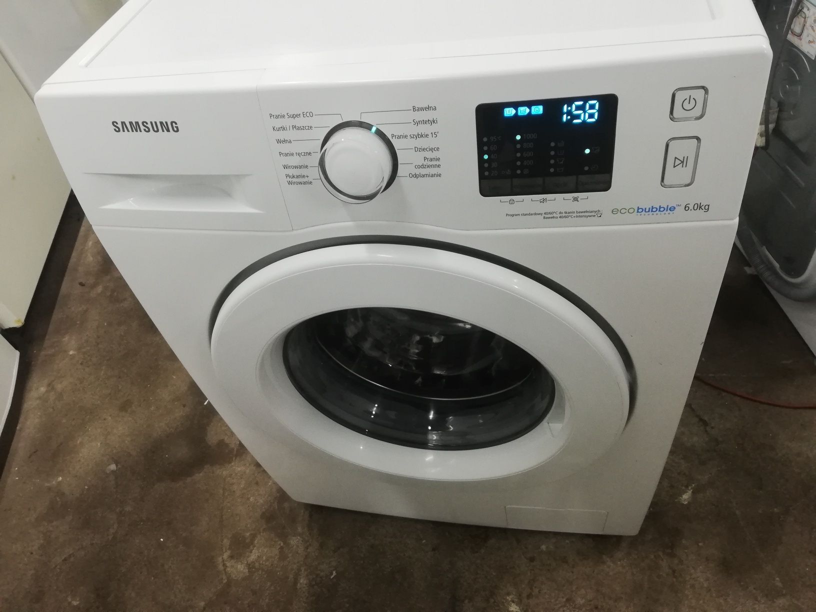 Pralka SAMSUNG 40cm 6kg 1000ob A++ |12msc |Dobry stan |Dowóz