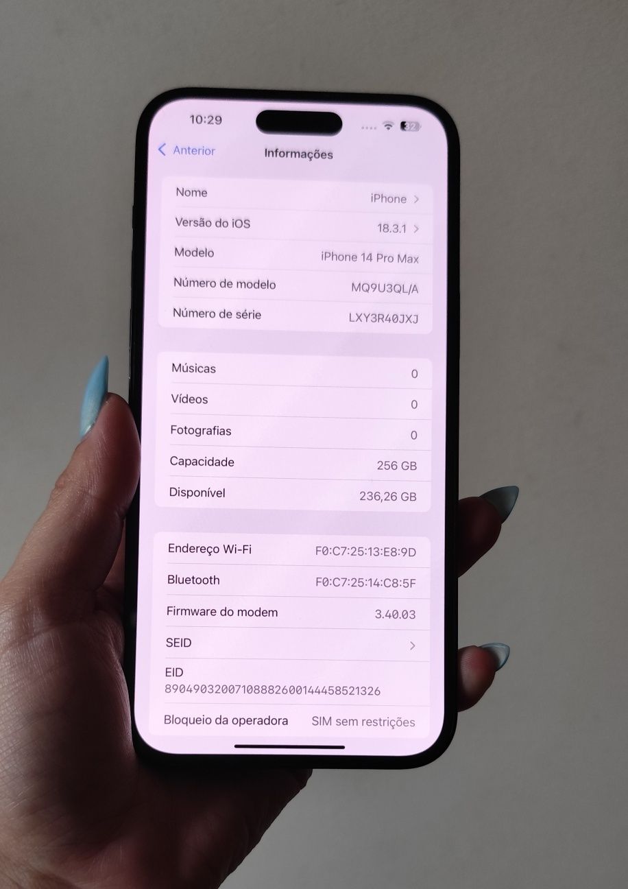 Iphone 14 pro max 256gb C/Garantia