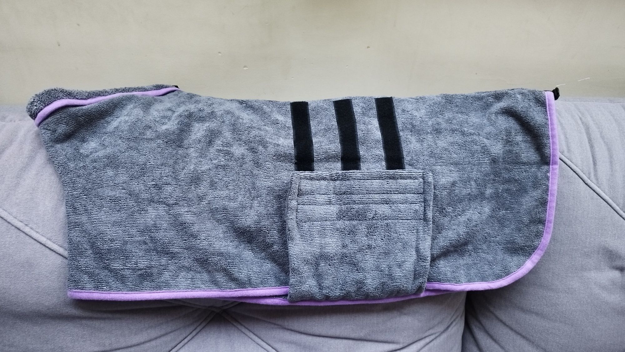 Szlafrok / ręcznik kąpielowy dla psa - 45 cm