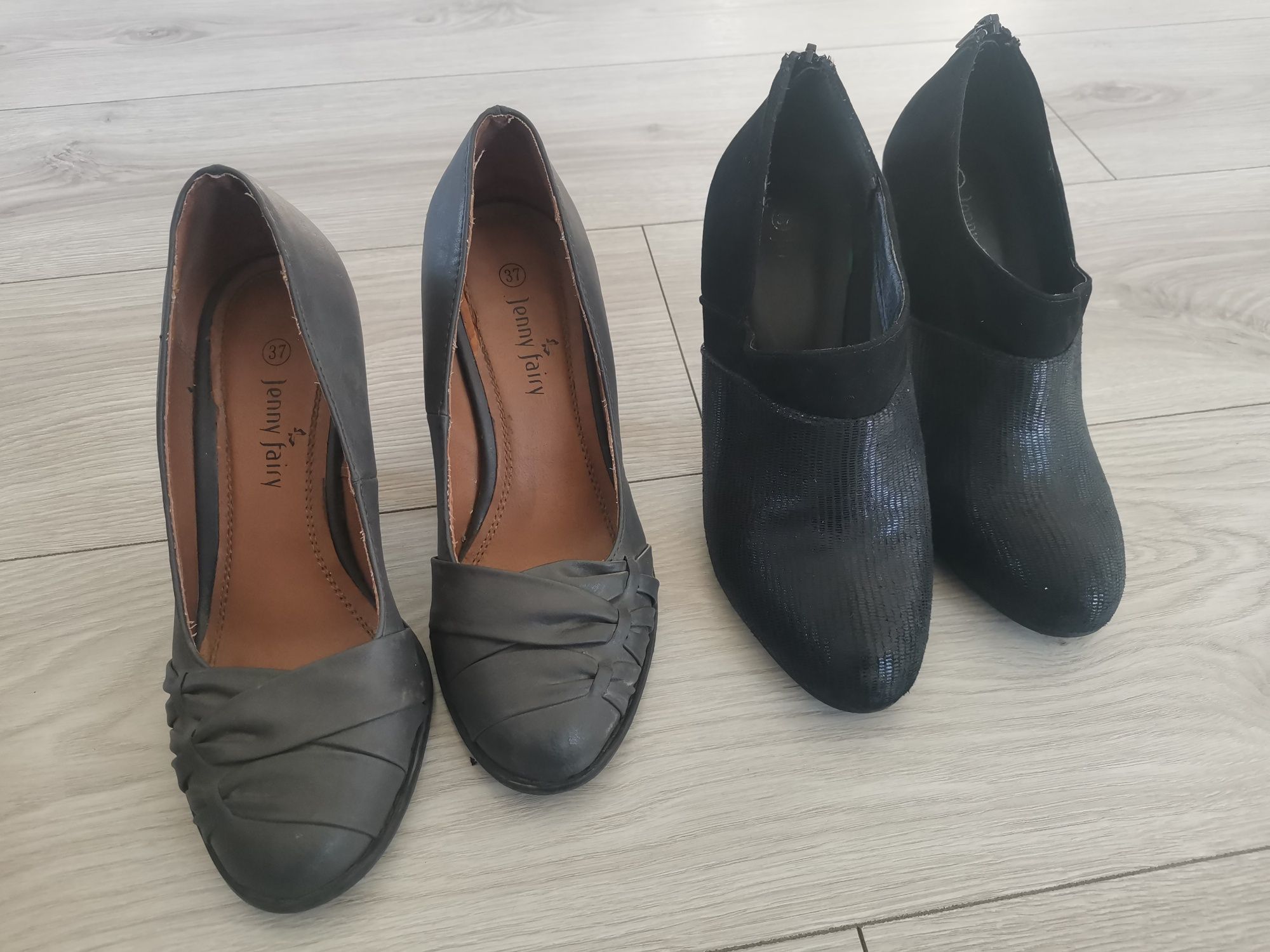 Szpilki 37 2 pary za 40 zł buty na obcasie