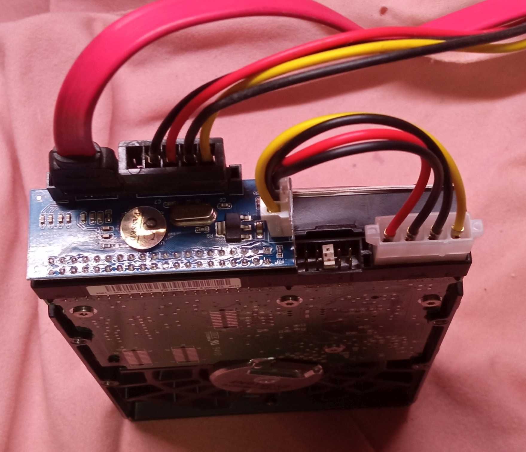 Adapter do dysku HDD aby podłączyć go do komputera ze złączami sata