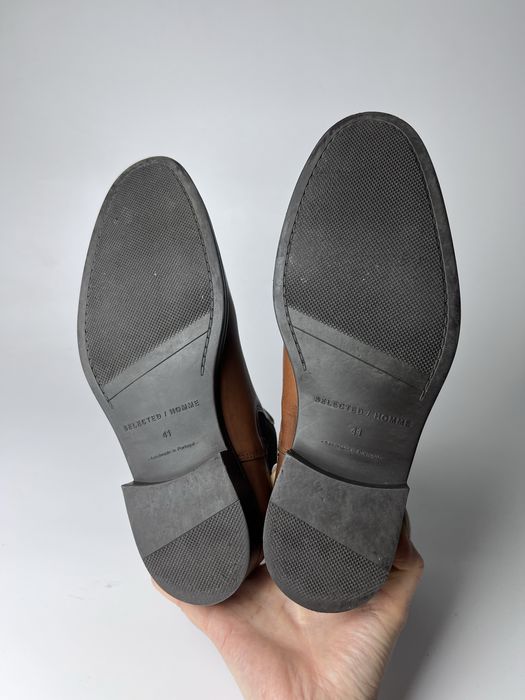 Черевики шкіряні Selected Homme 41/27 см