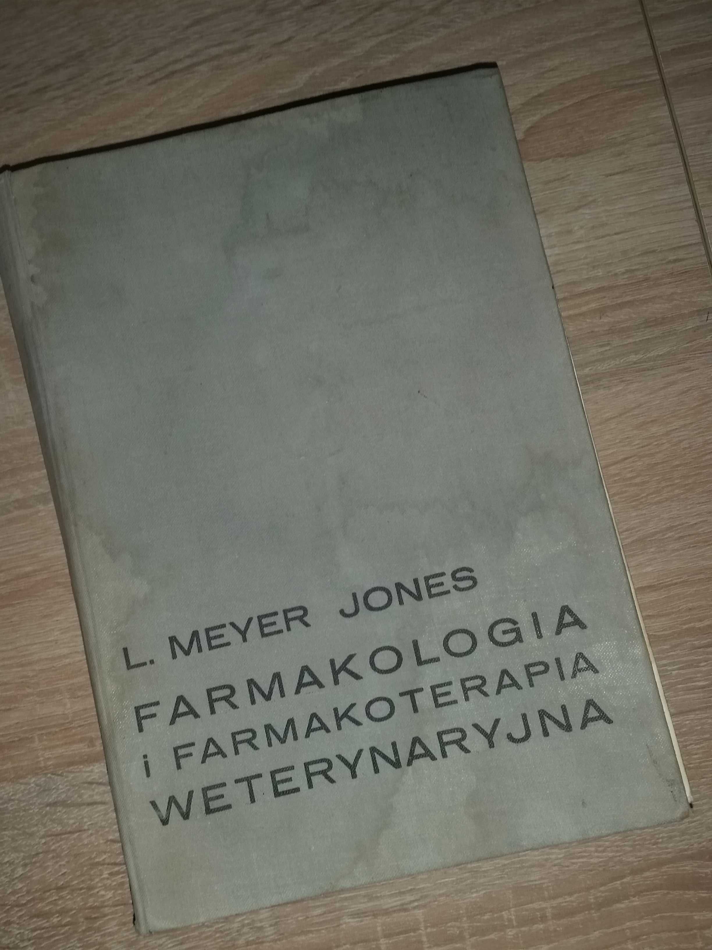 Farmakologia i farmakoterapia weterynaryjna Meyer Jones 1964