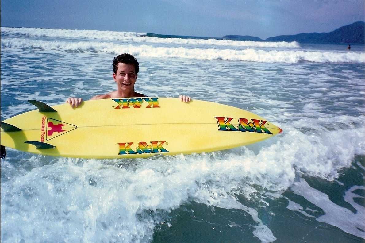 RARIDADE !!! Relíquia do Surf Brasileiro com 35 anos! K&K, 6'8 de 1990