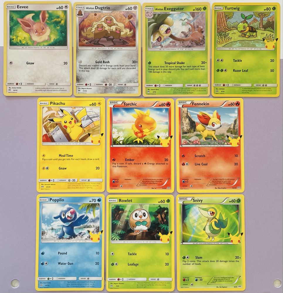 Pokémon Cartas McDonalds