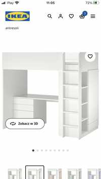 Ikea biurko łóżko i szafa