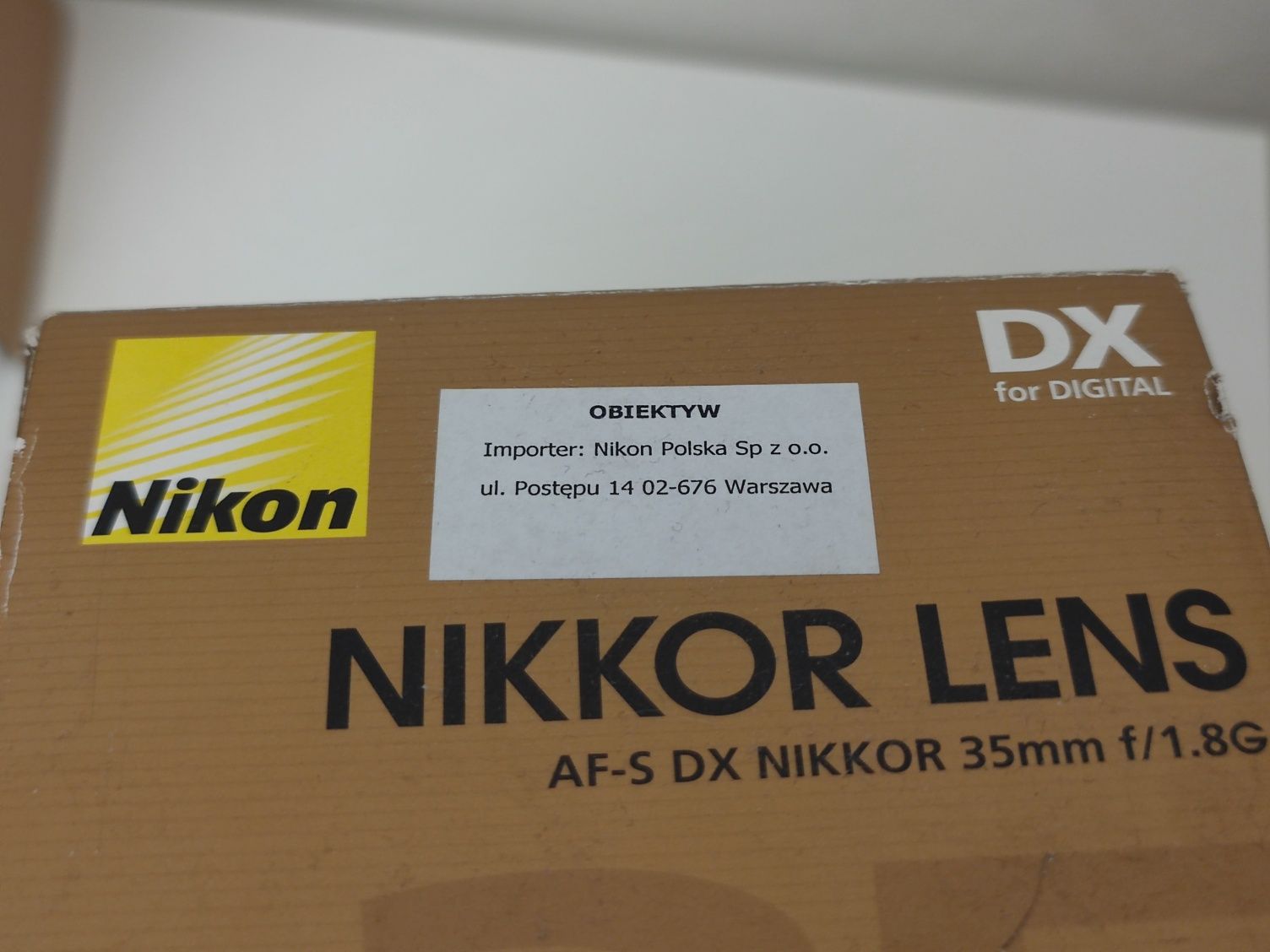 Nikkor 35mm 1.8 DX + Filtr CPL