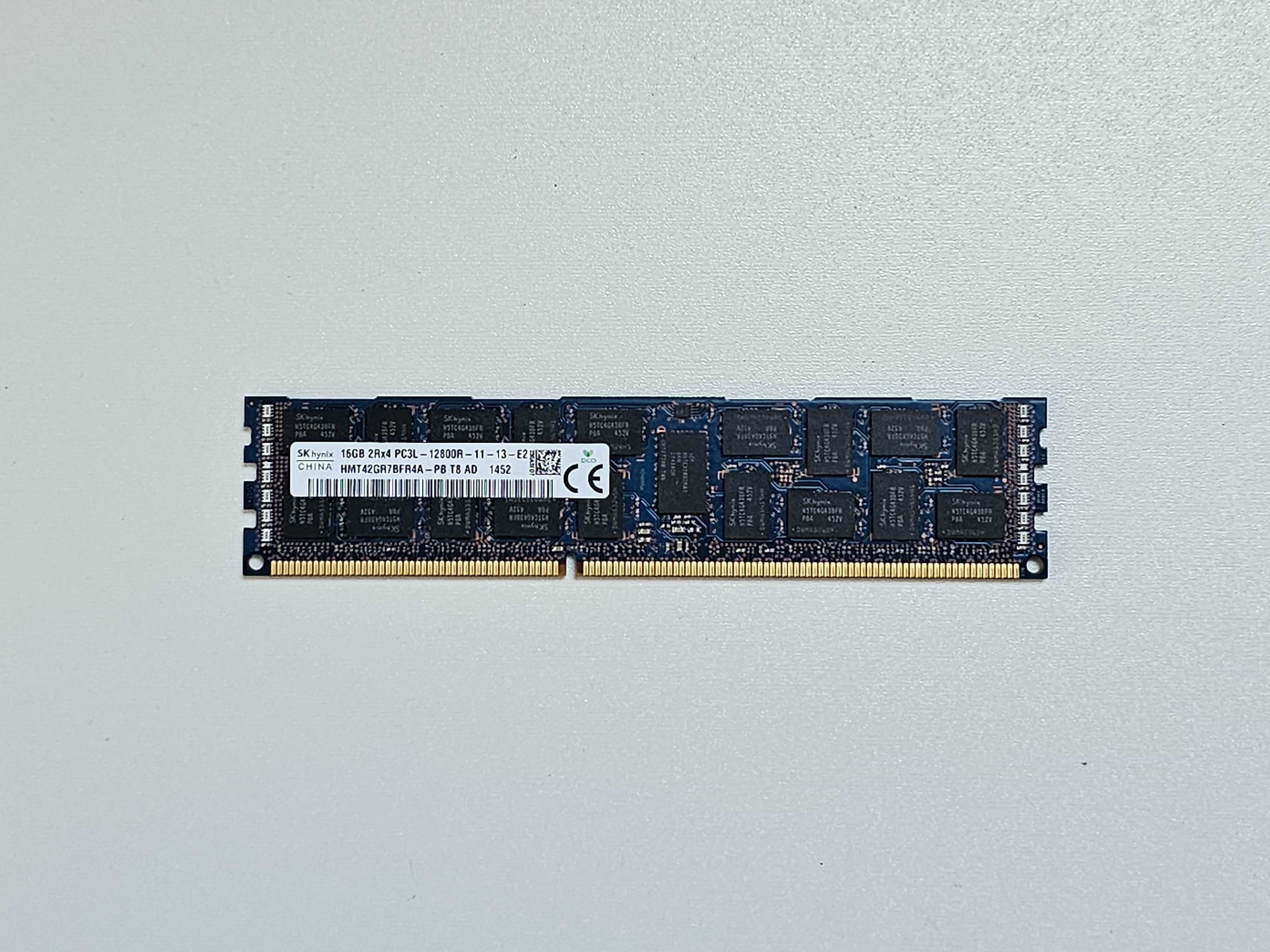 Memória RAM DDR3 PC3L - 12800R - 16 GB (32GB disponíveis )