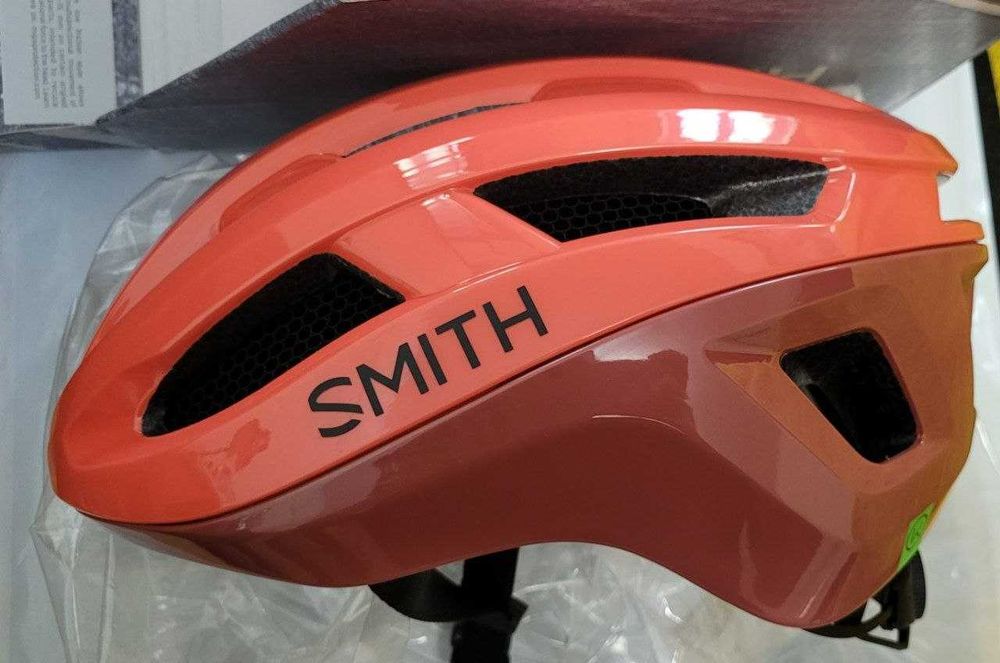 Велосипедний шолом Smith Persist MIPS + KOROYD, 55-59 см Poppy / Terra