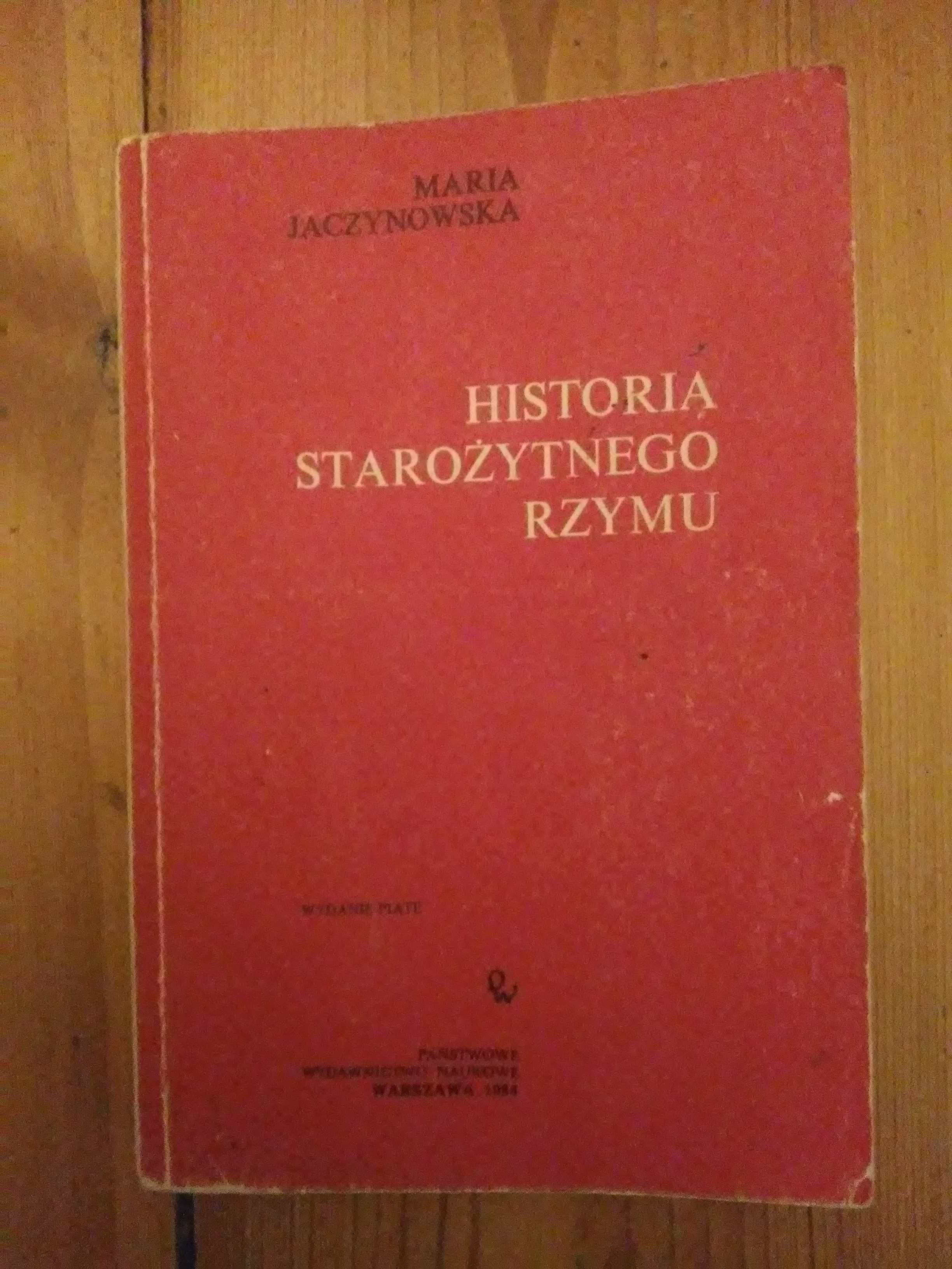 Maria Jaczynowska, Historia starożytnego Rzymu
