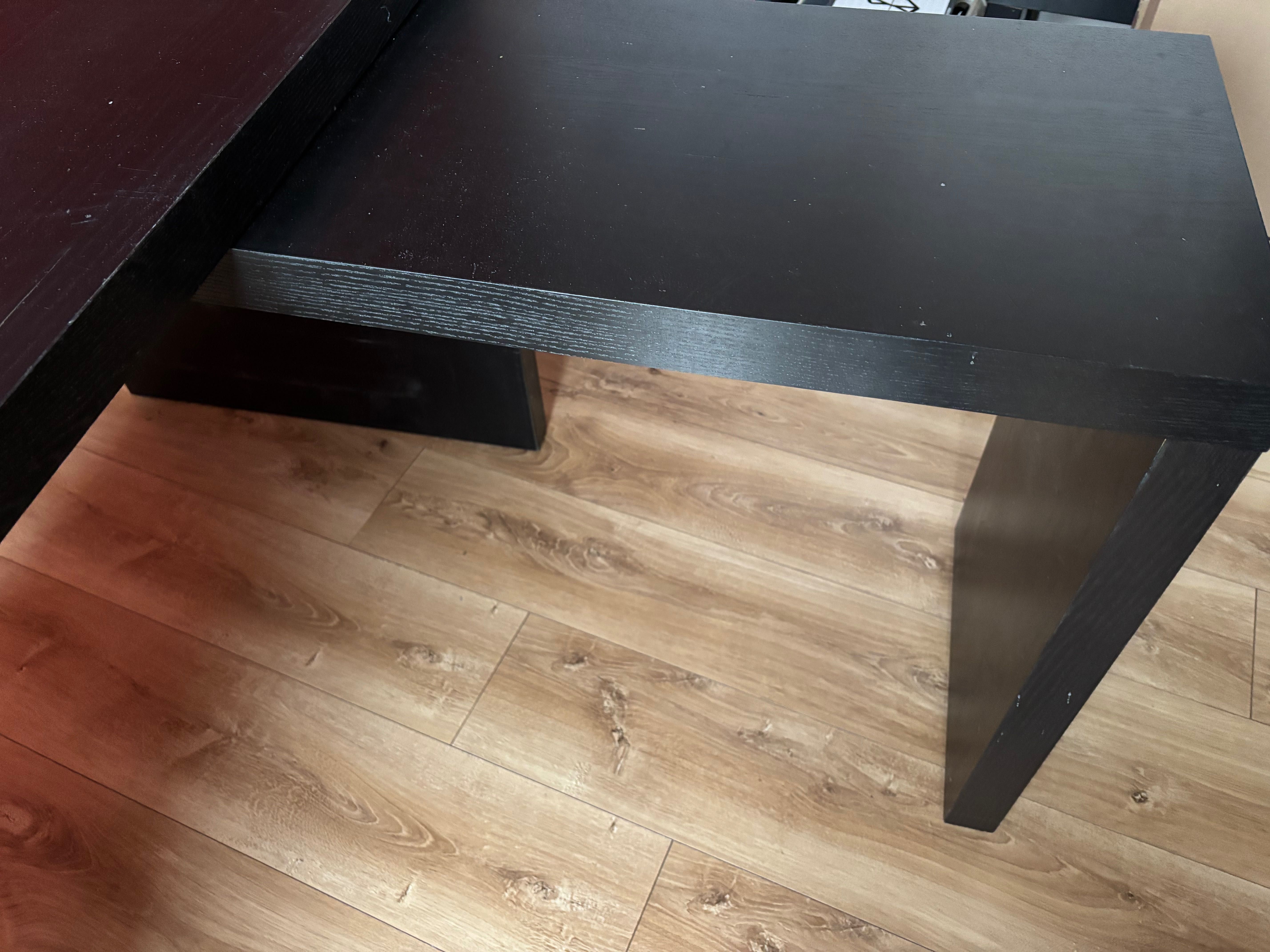 Biurko MALM Ikea czarne do odnowienia