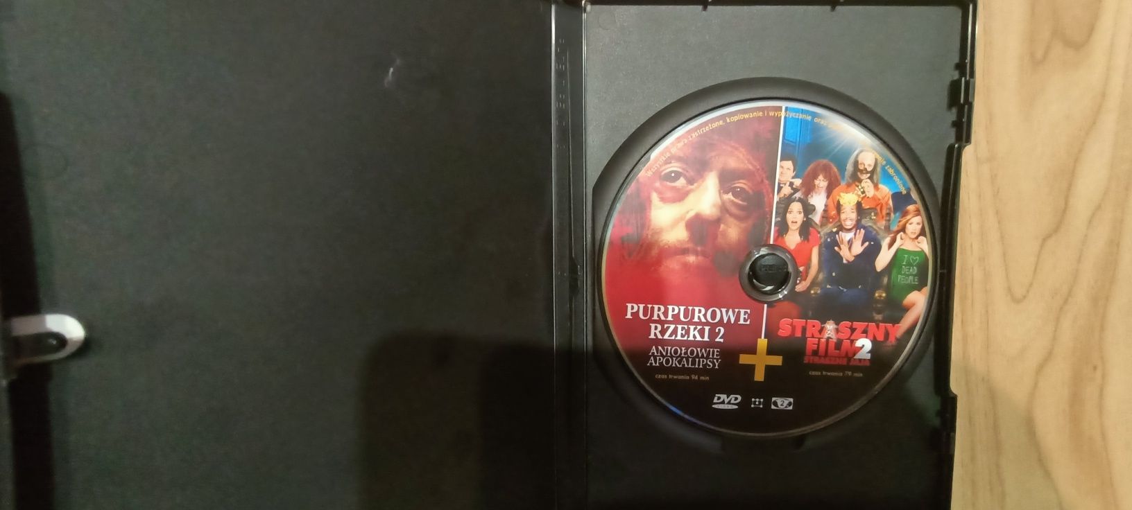 Filmy na DVD Purpurowe rzeki i Straszny film 2
