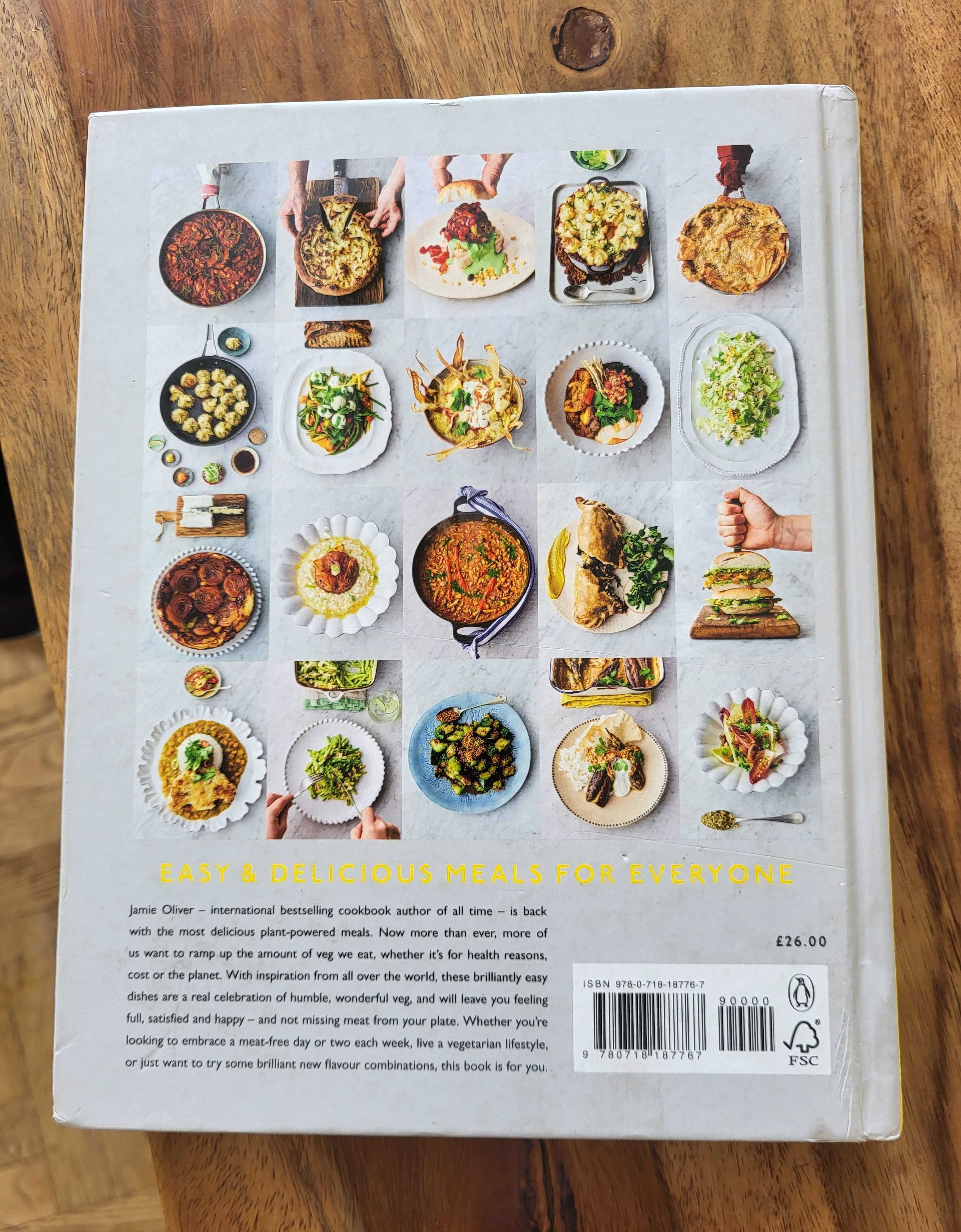 Książka kucharska Jamie Oliver, wegetariańska
