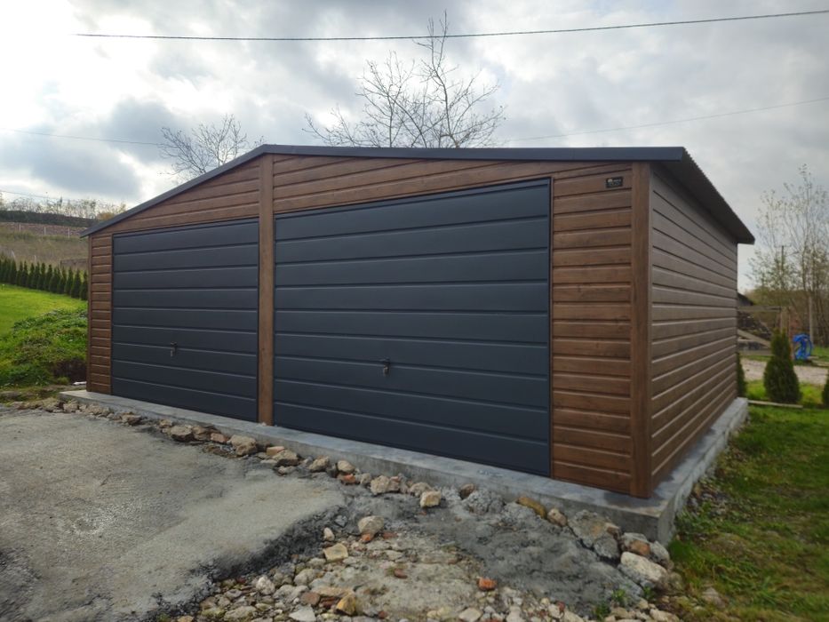 .7x6 POD Garaze Blaszane Garaz Blaszany Blaszak Blaszaki NOWOCZESNY