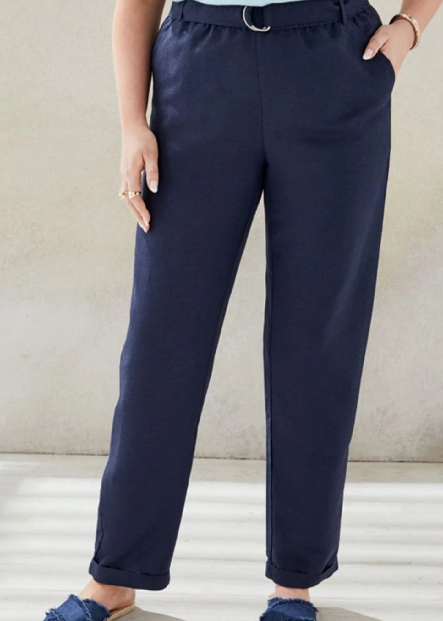 Жіночі штани Esmara льон, розмір 52 EUR