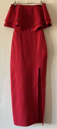 Czerwona sukienka SUGARFREE. Rozmiar XS
