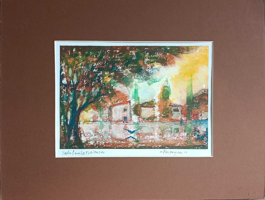 Pintura original de Pedro Duarte Freitas - "Paisagem".