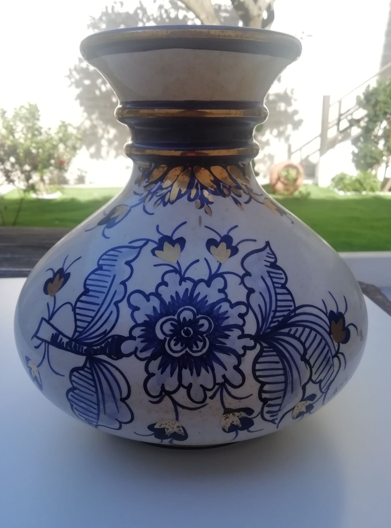 Jarrão Cerâmica Alcobaça (pintado à mão)