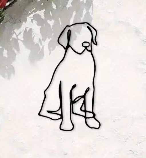 Nowa dekoracja ścienna pieska