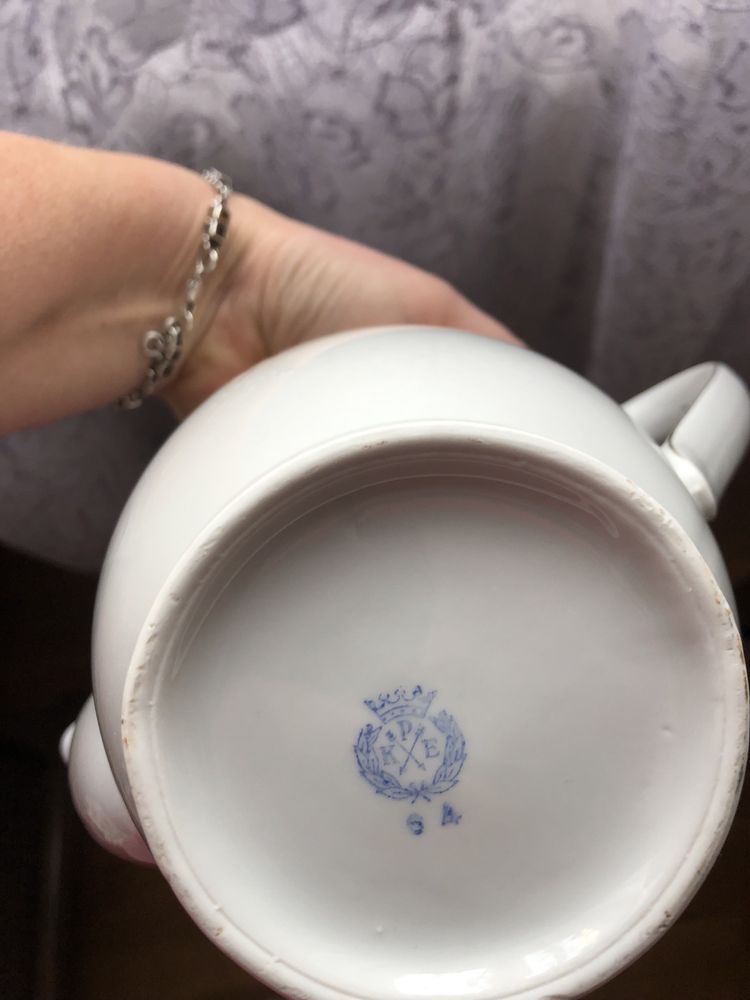 Dzbanek stara porcelana KPE DDR