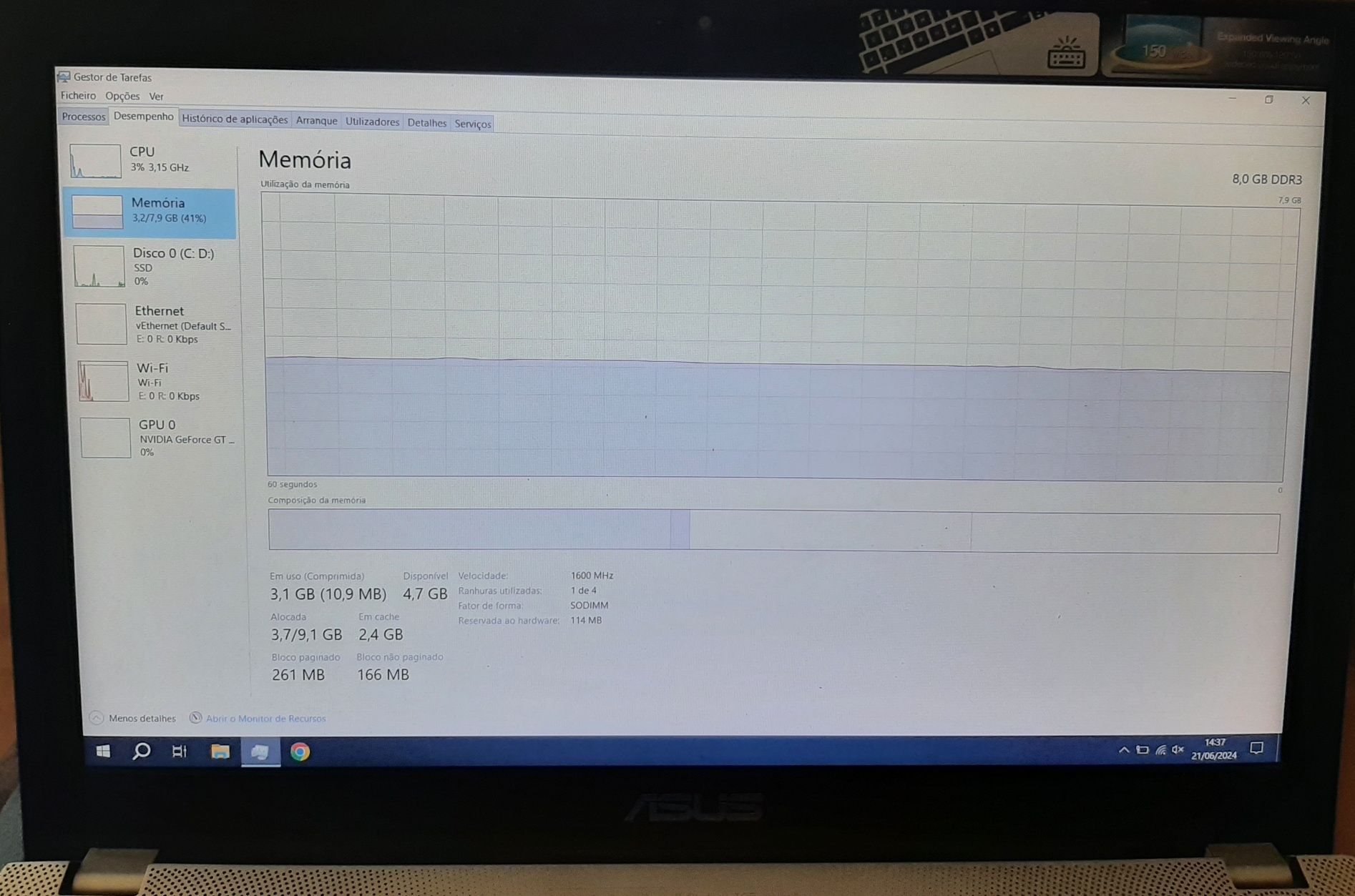 Portátil Asus N56