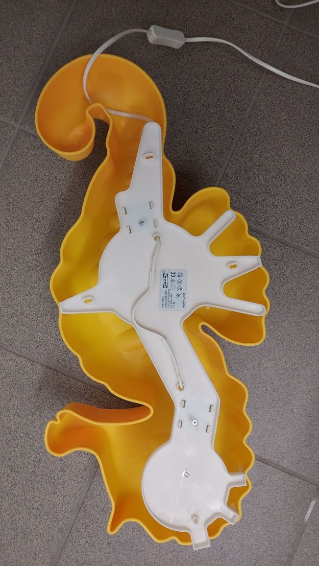 Lampka ścienna dla dzieci IKEA - konik morski