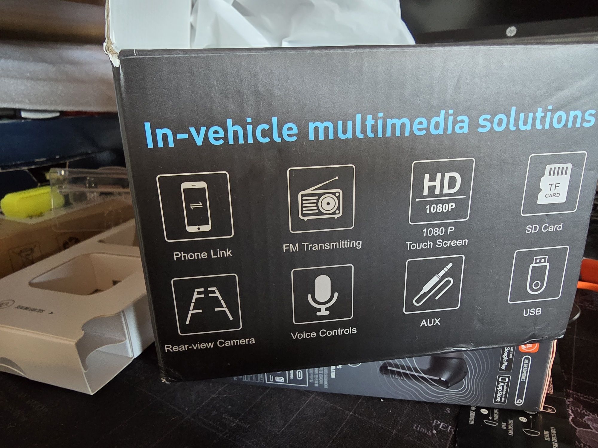 Android auto carplay ekran Carpuride 7 cali
