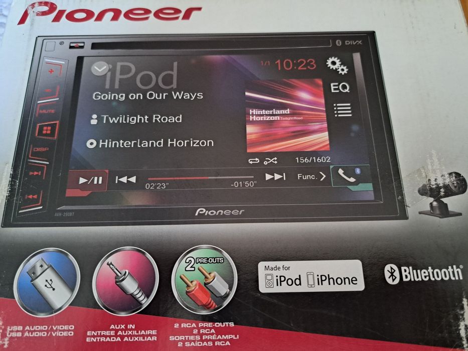 Radio Pioneer 2 din MVH AV 280 BT