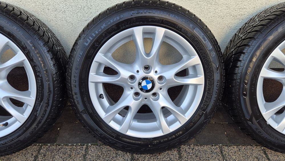 Koła felgi aluminiowe 16" BMW 5x120 opony zimowe